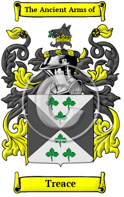 Treace Family Crest/Coat of Arms