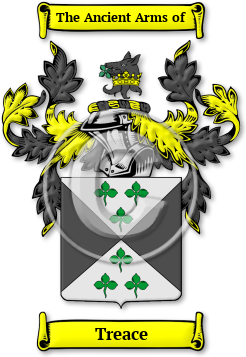 Treace Family Crest Download (jpg) Legacy Series - 150 DPI