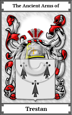 Trestan Family Crest Download (JPG)  Book Plated - 150 DPI