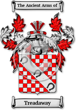 Treadaway Family Crest Download (jpg) Legacy Series - 150 DPI