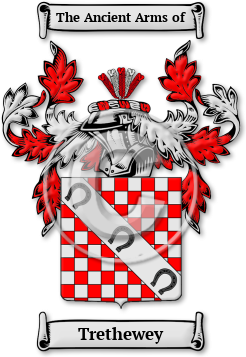 Trethewey Family Crest Download (jpg) Legacy Series - 150 DPI
