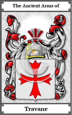 Travane Family Crest Download (JPG)  Book Plated - 150 DPI