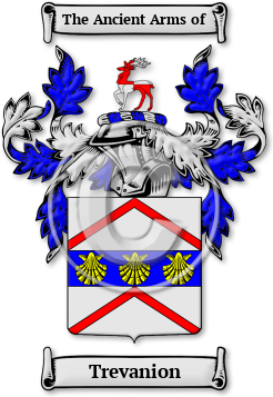 Trevanion Family Crest Download (jpg) Legacy Series - 150 DPI