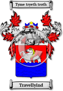 Travellyind Family Crest Download (jpg) Legacy Series - 150 DPI