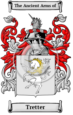 Tretter Family Crest/Coat of Arms