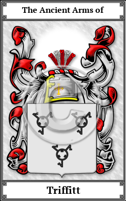 Triffitt Family Crest Download (JPG) Book Plated - 600 DPI