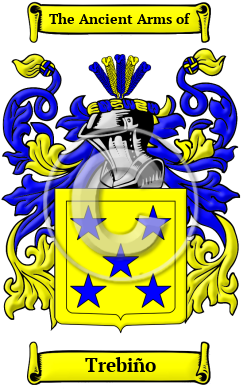 Trebiño Family Crest Download (JPG) Heritage Series - 300 DPI