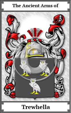 Trewhella Family Crest Download (JPG)  Book Plated - 150 DPI