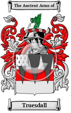 Truesdall Family Crest/Coat of Arms