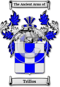 Trillos Family Crest Download (JPG) Legacy Series - 600 DPI