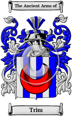 Trim Family Crest Download (JPG) Heritage Series - 600 DPI