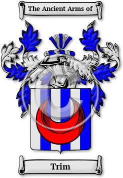 Trim Family Crest Download (jpg) Legacy Series - 150 DPI