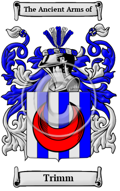 Trimm Family Crest/Coat of Arms