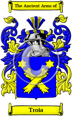 Troia Family Crest Download (JPG) Heritage Series - 300 DPI