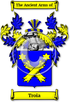 Troia Family Crest Download (jpg) Legacy Series - 150 DPI