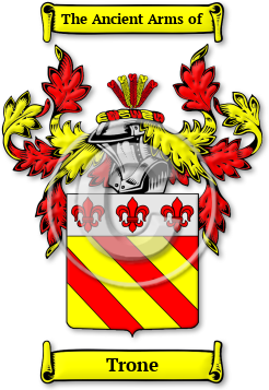 Trone Family Crest Download (jpg) Legacy Series - 150 DPI