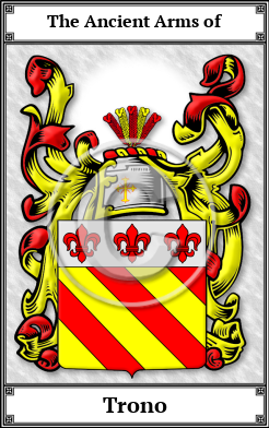 Trono Family Crest Download (JPG)  Book Plated - 150 DPI