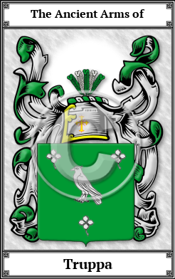 Truppa Family Crest Download (JPG)  Book Plated - 150 DPI