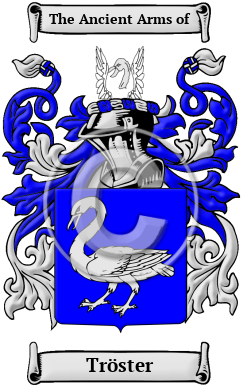 Tröster Family Crest Download (JPG) Heritage Series - 300 DPI
