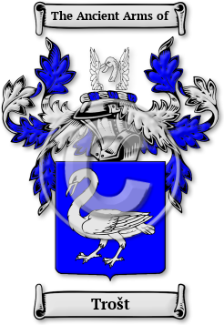 Trošt Family Crest Download (jpg) Legacy Series - 150 DPI