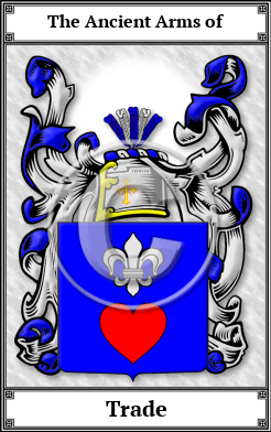 Trade Family Crest Download (JPG) Book Plated - 600 DPI