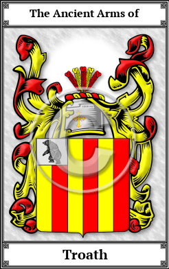 Troath Family Crest Download (JPG)  Book Plated - 150 DPI