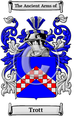 Trott Family Crest Download (JPG) Heritage Series - 600 DPI