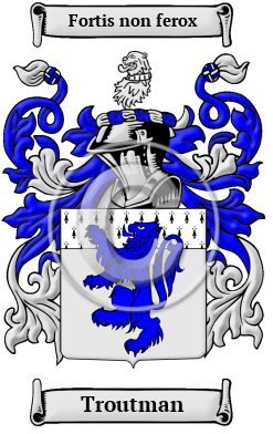 Troutman Family Crest Download (JPG) Heritage Series - 600 DPI