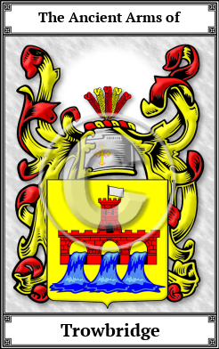 Trowbridge Family Crest Download (JPG)  Book Plated - 150 DPI