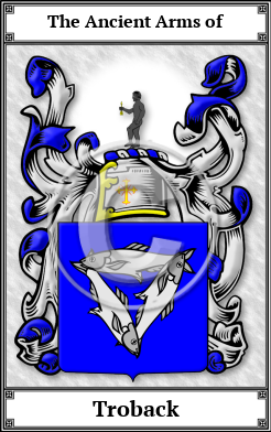 Troback Family Crest Download (JPG)  Book Plated - 150 DPI
