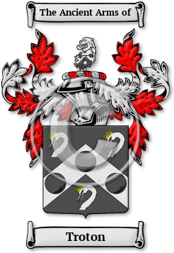 Troton Family Crest Download (jpg) Legacy Series - 150 DPI