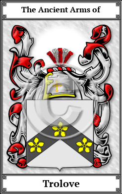 Trolove Family Crest Download (JPG)  Book Plated - 150 DPI