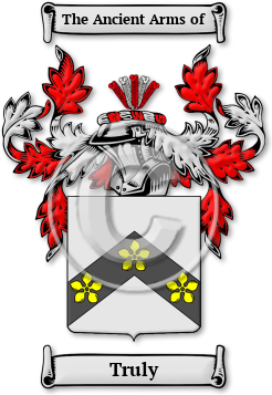 Truly Family Crest Download (jpg) Legacy Series - 150 DPI