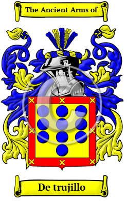 De trujillo Family Crest/Coat of Arms
