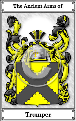Trumper Family Crest Download (JPG)  Book Plated - 150 DPI
