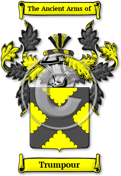 Trumpour Family Crest Download (jpg) Legacy Series - 150 DPI