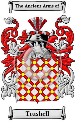 Trushell Family Crest Download (JPG) Heritage Series - 600 DPI