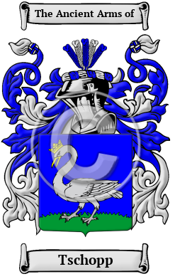 Tschopp Family Crest Download (JPG) Heritage Series - 600 DPI