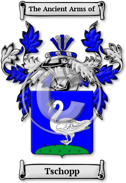 Tschopp Family Crest Download (jpg) Legacy Series - 150 DPI