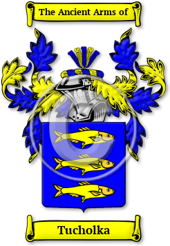 Tucholka Family Crest Download (jpg) Legacy Series - 150 DPI
