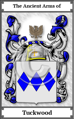Tuckwood Family Crest Download (JPG)  Book Plated - 150 DPI
