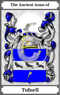 Tufnell Family Crest Download (JPG)  Book Plated - 150 DPI