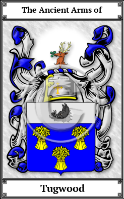Tugwood Family Crest Download (JPG)  Book Plated - 150 DPI