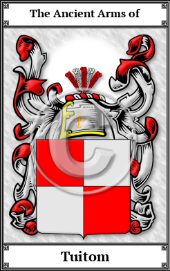 Tuitom Family Crest Download (JPG)  Book Plated - 150 DPI