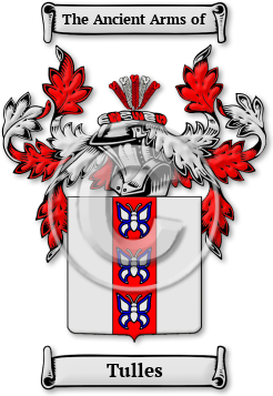 Tulles Family Crest Download (jpg) Legacy Series - 150 DPI