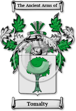 Tomalty Family Crest Download (jpg) Legacy Series - 150 DPI