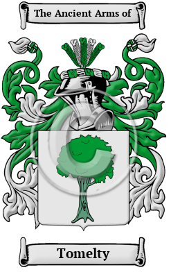 Tomelty Family Crest Download (JPG) Heritage Series - 600 DPI