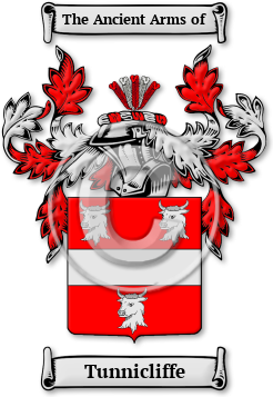 Tunnicliffe Family Crest Download (jpg) Legacy Series - 150 DPI