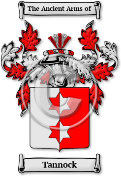 Tannock Family Crest Download (jpg) Legacy Series - 150 DPI