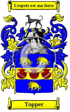 Topper Family Crest Download (JPG) Heritage Series - 600 DPI